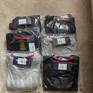 Ralph Lauren T shirts (Black, Grey) .
